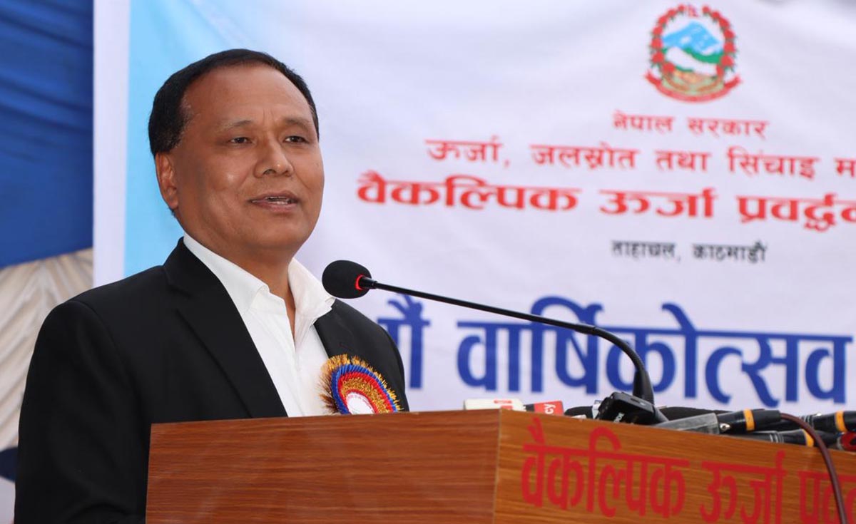 यातायात र भान्छालाई विद्युतीकरणमा परिवर्तन गर्न सरकार लागिपरेको छः मन्त्री घिसिङ